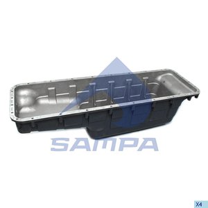 Изображение 2, 043.132 Поддон масляный SCANIA 4 series картера двигателя SAMPA
