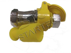 Изображение 3, INF.10.169Y Головка соединительная тормозной системы прицепа 22мм (груз.авто) желтая комплект STARTEC