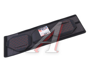 Изображение 3, ORGD50121 Органайзер в багажник 50х30х30см 3D экокожа черно-красный кант черный дв.ромб FOR CARS