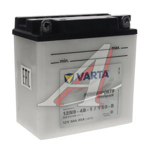 Изображение 2, 6СТ9 12N9-4B-1(YB9-B) Аккумулятор VARTA MOTO FP + электролит 9А/ч