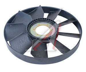 Изображение 2, 21-031 Вентилятор КАМАЗ-ЕВРО 654мм без муфты с обечайкой (дв.740.30, 31, CUMMINS) ТЕХНОТРОН