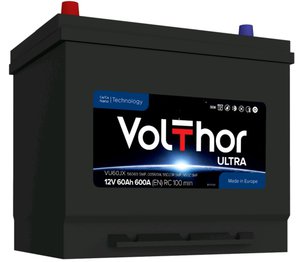 Изображение 1, 6СТ60(1) 56069 D23 Аккумулятор VOLTHOR Ultra 60А/ч