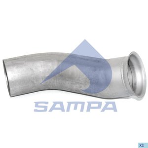 Изображение 2, 079.188 Труба приемная глушителя RENAULT SAMPA