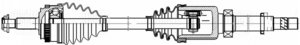 Изображение 5, AR853 Привод передних колес ЛАДА Vesta (19-)(1.6) CVT правый TRIALLI