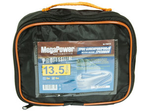 Изображение 2, M-78613 Трос буксировочный 13.5т 6м-60мм ленточный (петля-петля) в сумке MEGAPOWER