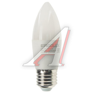 Изображение 1, LED-C35-11W-E27-6K Лампа светодиодная E27 C35 11W (95W) 220V холодный ERGOLUX