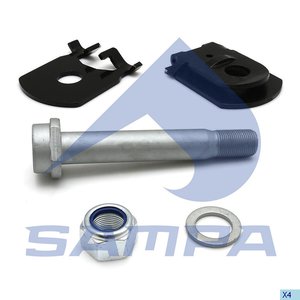 Изображение 2, 094.730 Ремкомплект SCHMITZ рессоры (болт, гайка, регулировочные пластины) SAMPA