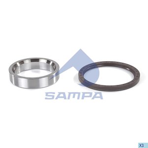 Изображение 2, 020.635 Ремкомплект MAN TGA (00-08) ступицы задней (сальник, беговое кольцо) SAMPA