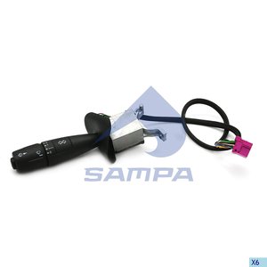 Изображение 5, 051.355 Переключатель подрулевой DAF XF поворота, света, звукового сигнала SAMPA