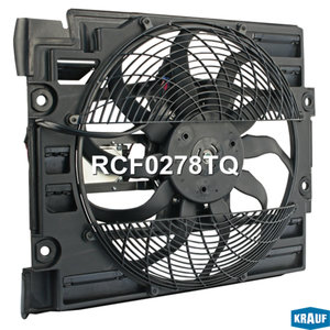 Изображение 1, RCF0278TQ Вентилятор BMW E39 радиатора кондиционера KRAUF