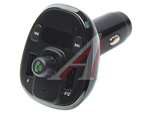 Изображение 1, XO-BCC05 Black Устройство зарядное в прикуриватель с трансмиттером (bluetooth, hands free) черное XO