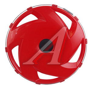 Изображение 1, МК-ПЛ-В08 Колпак колеса R-22.5 заднего пластик (красный) (вентилятор)ТТ