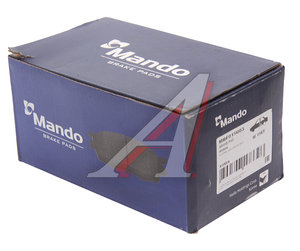 Изображение 4, MBF015003 Колодки тормозные HONDA Civic (1.6/1.8) (05-), Accord (2.4/3.0) (06-) передние (4шт.) MANDO