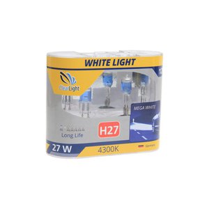 Изображение 1, MLH27WL Лампа 12V H27 27W бокс (2шт.) White Light CLEARLIGHT