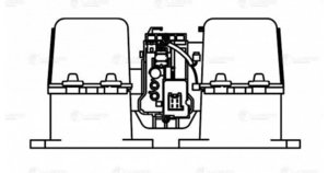 Изображение 5, LFh1201 Мотор отопителя MAN TGA (04-) в сборе с корпусом LUZAR