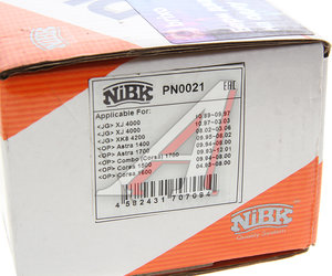 Изображение 5, PN0021 Колодки тормозные DAEWOO Nexia CHEVROLET Lanos OPEL Astra F (97-) (1.4/1.5) передние (4шт.) NIBK