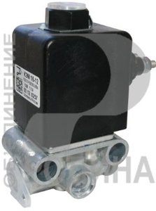 Изображение 1, КЭМ 16-12 Клапан электромагнитный ЗИЛ-МДК 12V в сборе РОДИНА