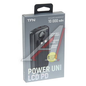 Изображение 5, TFN-PB-324-BK Аккумулятор внешний 10000мА/ч для зарядки мобильных устройств TFN