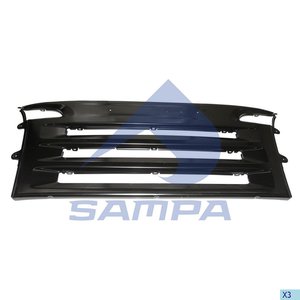 Изображение 2, 18400127 Решетка радиатора SCANIA P, R series верхняя SAMPA