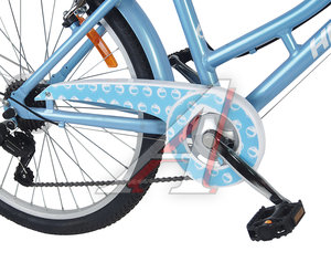 Изображение 4, T21B905-24 A Велосипед 24" 7-ск. (AL-рама) голубой HILAND
