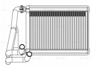 Изображение 3, LRh08S5 Радиатор отопителя HYUNDAI ix35 (11-) KIA Sportage (10-) LUZAR