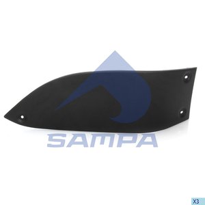 Изображение 2, 18100561 Накладка бампера MERCEDES переднего SAMPA