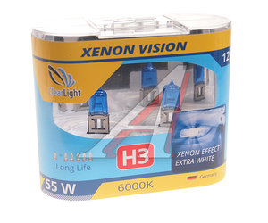 Изображение 1, MHL3XV Лампа 12V H3 55W PK22s бокс (2шт.) Xenon Vision CLEARLIGHT