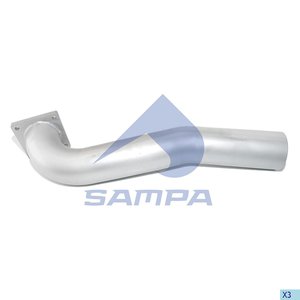 Изображение 2, 021.164 Труба глушителя MAN TGA передняя SAMPA