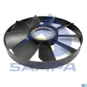 Изображение 2, 021.356 Крыльчатка MAN TGA вентилятора SAMPA