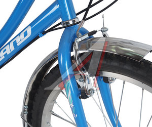 Изображение 2, T19B706 B Велосипед 24" 6-ск. складной голубой HILAND