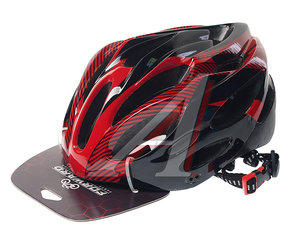Изображение 1, TK-2006 Шлем для катания на велосипеде, скейтборде и роликах L черно-красный FORWARD
