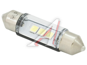 Изображение 1, 11854CU60X1 Лампа светодиодная 12V C5W SV8.5 38мм 6000K 100Лм двухцокольная White Ultinon Pro6000 PHILIPS