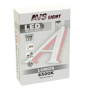 Изображение 2, A07102S Лампа светодиодная 12/24V HB4 P22d 2600Lm бокс (2шт.) AVS